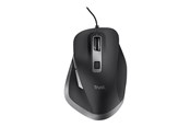 Mus - Trust Fyda Comfort - Mus - Optisk - 6 knapper - Sort - 24728