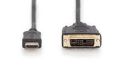Skærmkabel - DIGITUS HDMI til DVI-D - 2m - AK-330300-020-S