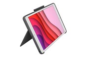 Tastatur - Logitech Combo Touch for iPad 10.9" (10th gen) - Oxford Grey - UK - Tastatur & Folio sæt - Engelsk - UK - Grå - 920-011441