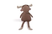 Babylegetøj - Filibabba Teddy - Milo the moose brownie - FI-PT031