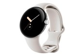 Smartwatch & Sportsur - Google Pixel Watch - Polished Silver with Chalk Band - GA03182-DE
