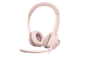 Hovedtelefoner/headset - Logitech H390 USB Computer Headset - Rose - 981-001281