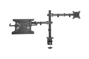 Vægbeslag, AV-Beslag & AV-Møbler - DIGITUS - mounting kit - for monitor / notebook - universal - matte black - Max - recommended for Up to 32" (monitor) / up to 15.6" (notebook) - DA-90436