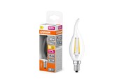 Lyskilder - Osram LED pære LED Comfort kerte vindstød filament 470lm 3,4W/927 (40W) E14 dæmpbar E14 - 4058075602830