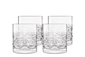 Borddækning - Luigi Bormioli Mixology textures Water glass/whiskey glass 10 cm 38 cl 4 pcs. Clear - 17355