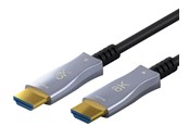 Skærmkabel - Pro HDMI 2.1 Hybrid - 50m - Sort - 4040849655623