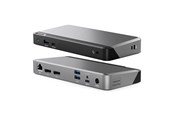 Dockingstation - ALOGIC MX2 - Docking station - USB-C - 2 x DP - GigE - 135 Watt - DUPRMX2-100