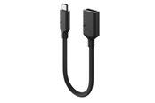 USB kabel - ALOGIC Elements PRO USB-C to USB-A Adapter - 10cm - ELPCAA-BK