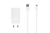 Mobil - Adaptere & Opladere - Vivanco Hjemmeoplader 3A 15W + USB-C kabel Hvit - 62146