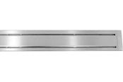 Afløb - Purus Line rist/rammesæt 600mm. Rustfrit stål - 155811-706