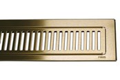 Afløb - Purus Line RIB ramme og rist 700mm. Messing PVD b - 155812-507