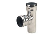 Afløb - GM-X DN70 x 50 grenrør 87gr. Galvaniseret - E51087075