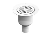 Afløb - Purus Mini Brage gulvafløb med lodret 50mm udløb - 153374-112