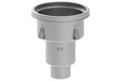 Afløb - Blücher Hygienicpro medium industrigulvafløb lodret Ø110 mm udløb. Uden membran. Til beton fliser & epoxy. Syrefast stål - 755.503.110 S