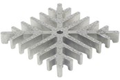Afløb - Blücher Hygienicpro Square rist 168x168mm - 790.168.000.60