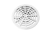 Afløb - Purus Rund hvid rist Ø152 mm med udskæring - 153818-152