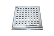 Afløb - Purus rist/ramme 168/152 mm forkromet - 153868-152