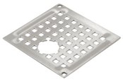 Afløb - Blücher Square Vienna rist 140x140mm. Udskæring B. Med skruelås - 610.155.441 B