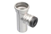 Afløb - Blücher Waterline overgang 50 mm med sideindløb Ø32/40mm. Rustfrit stål - 620.300.036