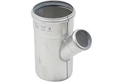 Afløb - Blücher EuroPipe grenrør 45°. 110/50 mm syrefast stål - 838.050.110 S