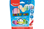 Skrive- og Tegneværktøjer - Maped Color'Peps Long Life tusser x12 - 845020