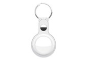 Mobil - Andet Tilbehør - KeyBudz Leather Keyring for AirTag - AT_S1_WHT