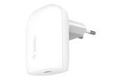 Mobil - Adaptere & Opladere - Belkin BOOST CHARGE power adapter - PPS technology - 24 pin USB-C - 30 Watt - WCA005VFWH