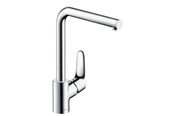 Blandingsbatterier og armaturer - Hansgrohe Focus 1-grebs køkkenarmatur med L-tud, krom - 31817000