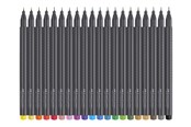 Skrive- og Tegneværktøjer - Faber-Castell GRIP - fineliner - assorted colours (pack of 20) - 4005401516200