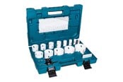 Bor & bits - Makita hole saw set - for wood plastic aluminium steel - 16 pieces - D-63993