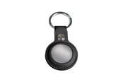Mobil - Andet Tilbehør - Light Solutions Airtag Nøglering - Læder - Sort - 5714255006797