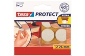 Boligindretning - tesa Protect Anti-scratch felts Ø 26mm White - 57894-00000-01