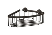 Badeværelsestilbehør - tesa Aluxx Black corner basket self-adhesive - 40505-00000-00