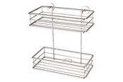 Badeværelsestilbehør - tesa Baath shampoo holder double basket self-adhesive - 40212-00000-01