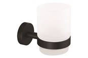 Badeværelsestilbehør - tesa Moon Black tumbler holder self-adhesive - 40566-00000-00