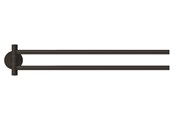 Badeværelsestilbehør - tesa Moon Black two-armed towel holder self-adhesive - 40562-00000-00