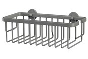 Badeværelsestilbehør - tesa Moon Grey basket single self-adhesive - 40587-00000-00