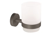 Badeværelsestilbehør - tesa Moon Grey tumbler holder self-adhesive - 40586-00000-00