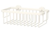 Badeværelsestilbehør - tesa Moon White basket single self-adhesive - 40577-00000-00