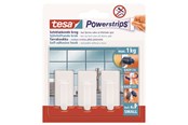 Badeværelsestilbehør - tesa Powerstrips Hooks Small Classic self-adhesive White - 57530-00006-20