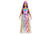 Dukker & Tilbehør - Barbie Dreamtopia Princess Doll (Curvy Purple Hair) - HGR17