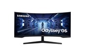 Skærm - 34" Samsung Odyssey G5 C34G55TWWP - 3440x1440 (UWQHD) - 165Hz - VA - LC34G55TWWPXEN