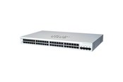 Switch - Cisco Business 220 Series CBS220-48T-4G - switch - 52 ports - smart - rack-mountable - CBS220-48T-4G-EU