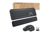 Tastatur - Logitech MX Keys Combo for Business - Tastatur & Mus sæt - Fransk - Sort - 920-010927
