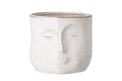 Boligindretning - Bloomingville Face Flowerpot - White - 82048963