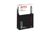 Skrive- og Tegneværktøjer - Rotring rOtring Rollerball Pen | Nålespids (0,5 mm) Rullepunkt til præcis skrivning | Blåt blæk | 12 Antal - 2146105