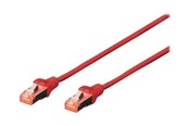 Netværkskabel - DIGITUS Professional patch cable - 1 m - red - Rød - 1m - DK-1644-010-R-10