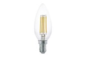 Lyskilder - EGLO LED pære E14 C35 4W 350Lm 2700K Klar Kolli 8 E14 - 110014