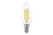 Lyskilder - EGLO LED pære C35 Kerte 4W/827 470 lumen klar E14 - 110015