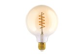 Lyskilder - EGLO LED pære G125 Globe 4W/822 270 lumen klar E27 - 110076